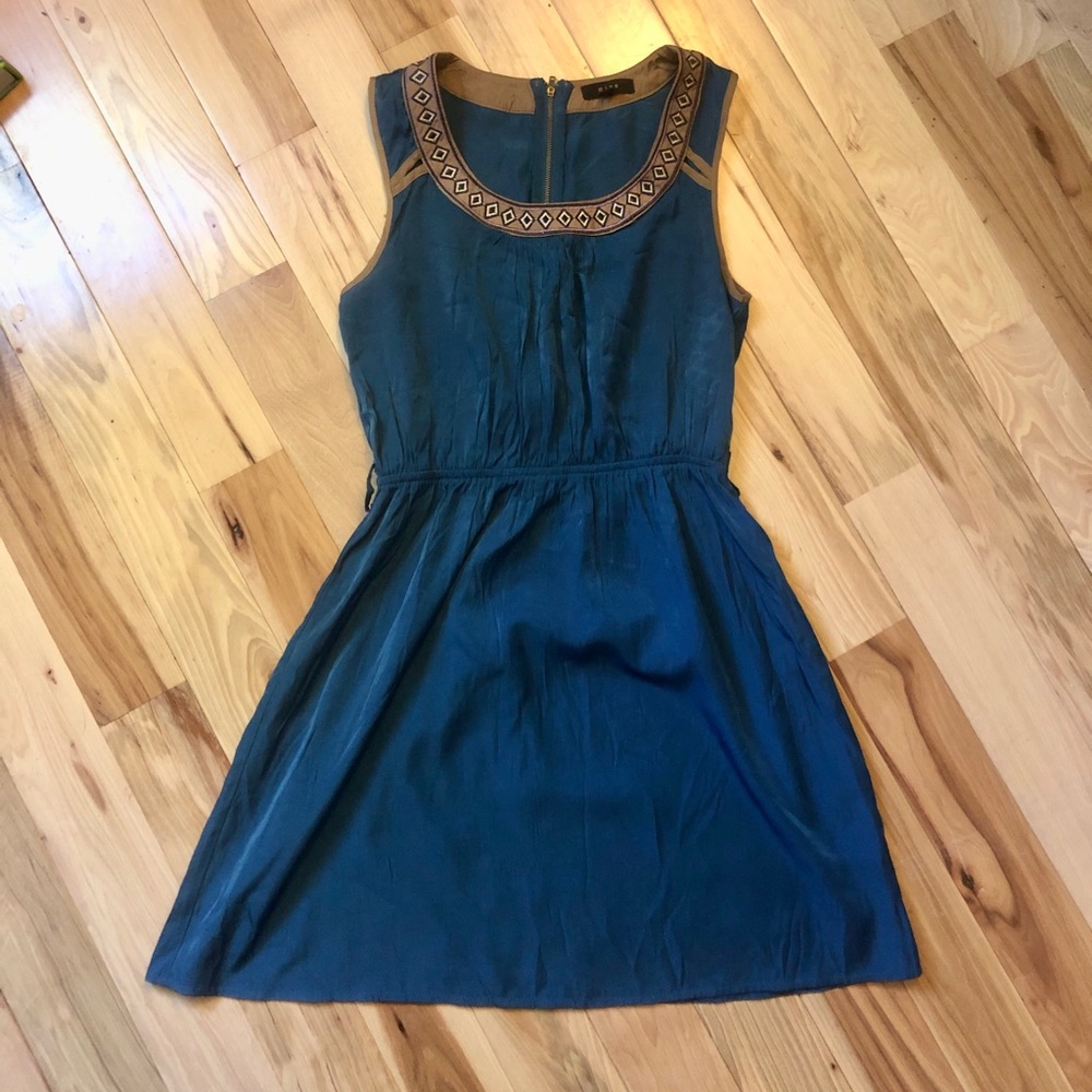 Teal Mini Dress